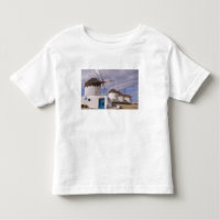 Os moinhos de vento de Mykonos nas Ilhas Gregas