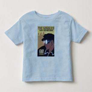 Camiseta Infantil os óculos de proteção não fazem nada