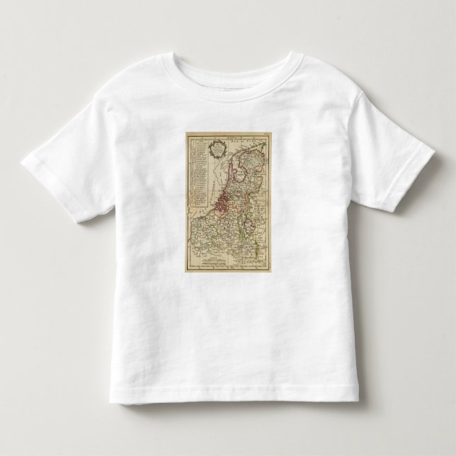 Camiseta Infantil Os Países Baixos (Frente)