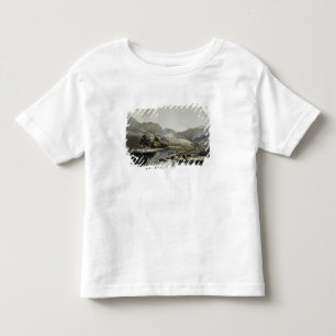 Camiseta Infantil Os rebanhos do bisonte e dos alces na parte