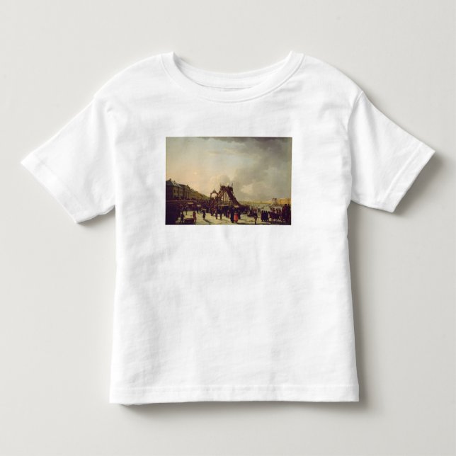 Camiseta Infantil Os roller coaster no Neva no St. (Frente)