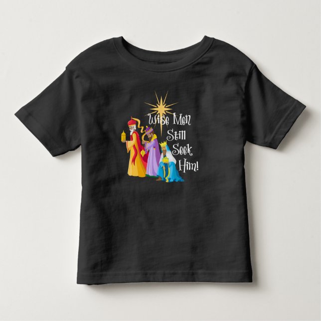 Camiseta Infantil Os Sábios Ainda O Procuram No Natal (Frente)