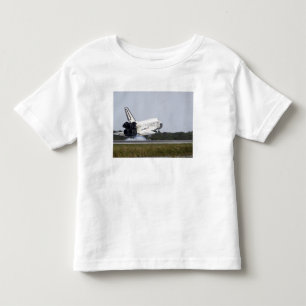 Camiseta Infantil Os toques da descoberta do vaivém espacial tragam
