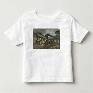 Camiseta Infantil Os trens expressos do relâmpago, 1863