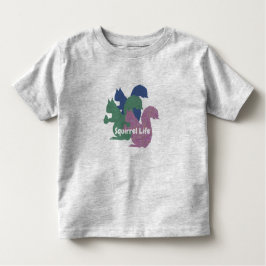 Camiseta Infantil Os Três Esquilos "Vida Esquilo", Toddler Tee