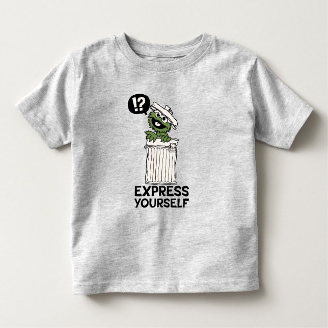 Camiseta Infantil Oscar, o Grouch Expresse-se (Frente)