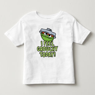 Camiseta Infantil Oscar, o Grouch Sinto-Me Agitada Hoje!