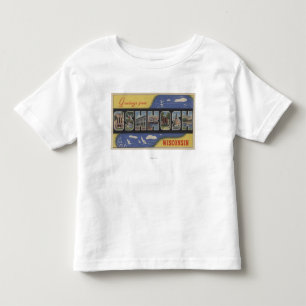 Camiseta Infantil Oshkosh, Wisconsin - grandes cenas da letra