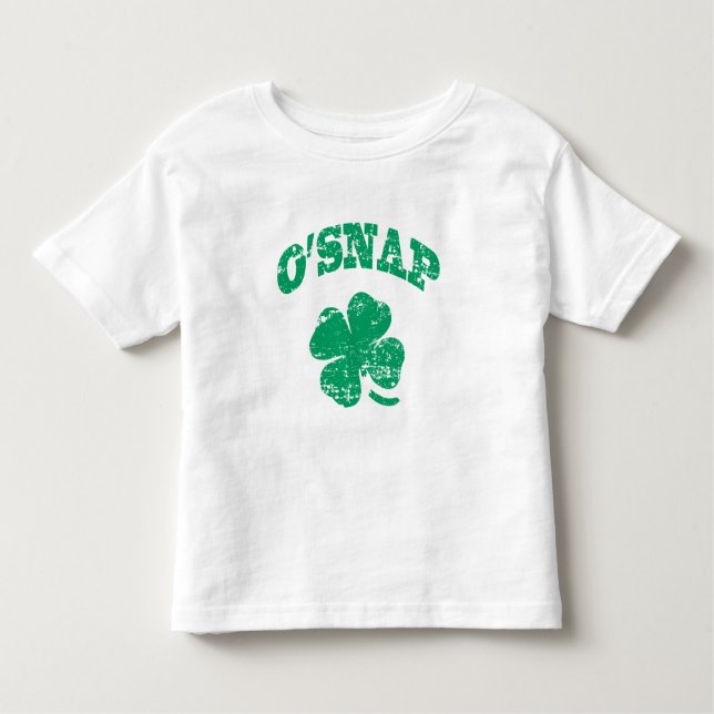 Camiseta Infantil O'SNAP - St Patrick engraçado (Frente)