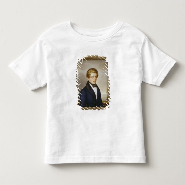 Camiseta Infantil Otto von Bismarck como um estudante, 1833 (Frente)