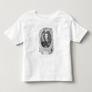 Camiseta Infantil Otto von Guericke (1602-86) 'do DES dos retratos