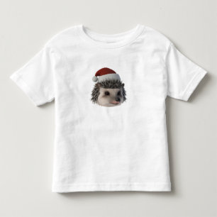 Camiseta Infantil Ouriço De Natal Ou Gambá Vestindo Fantasia De Papa