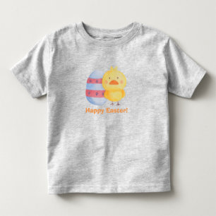 Camiseta Infantil Ovo e pintinho de felz pascoa para bebês