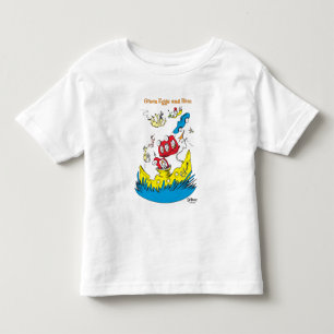 Camiseta Infantil Ovos Verdes e Presunto   Não Gosto Em Nenhum Lugar
