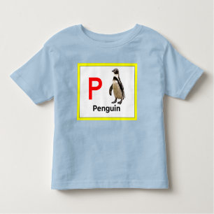 Camiseta Infantil P é para o Pinguim