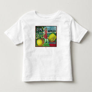 Camiseta Infantil P.M. Caixa LabelWatsonville de Apple, CA