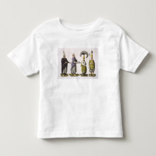 Camiseta Infantil Padeiro principal, cozinheiro da cabeça e outros