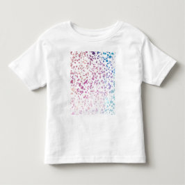 Camiseta Infantil Padrão abstrato Terrazzo Mosaico rosa e azul