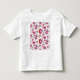 Camiseta Infantil Padrão de cachorro fofo para amantes de cães