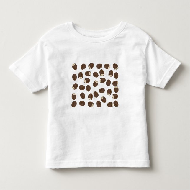 Camiseta Infantil Padrão de Coco (Frente)