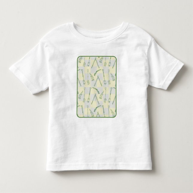 Camiseta Infantil Padrão de rotação da paisagem (Frente)