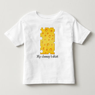 Camiseta Infantil Padrão de textura de queijo suíço