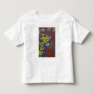 Camiseta Infantil Padrão de tulipas e flores de jacinto de uva, 2