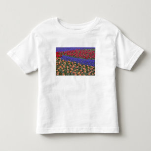 Camiseta Infantil Padrão de tulipas e flores de Jacinto de Uva, 3
