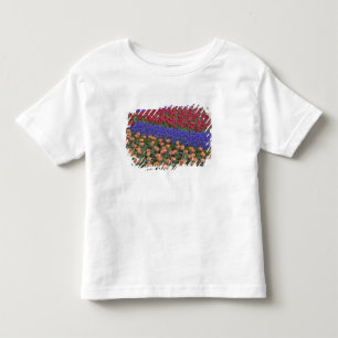 Camiseta Infantil Padrão de tulipas e flores de Jacinto de Uva, 3