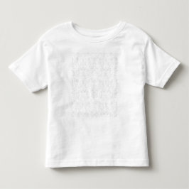 Camiseta Infantil Padrão Floral Monocromático – Arte Elegante e Sem