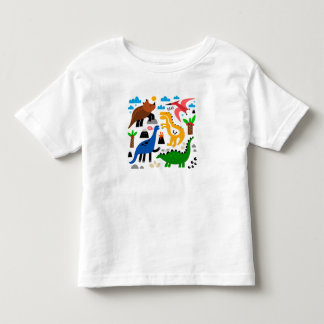 Camiseta Infantil Padrão perfeito dos dinossauros