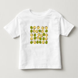 Camiseta Infantil Padrão Tropical de Colza de Verão - Fruta exótica