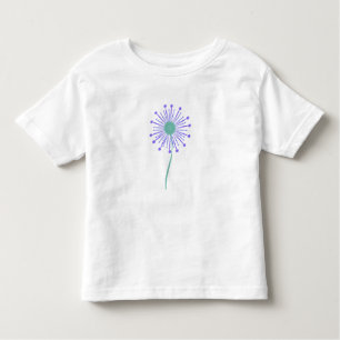 Camiseta Infantil Padrões florais bonitos