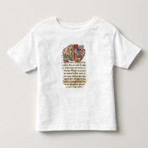 Camiseta Infantil Página da abadia de Kelso da carta patente com
