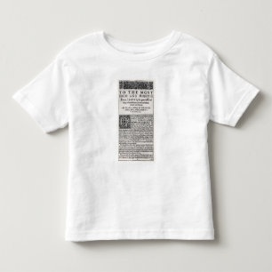 Camiseta Infantil Página da dedicação 'no Bible santamente