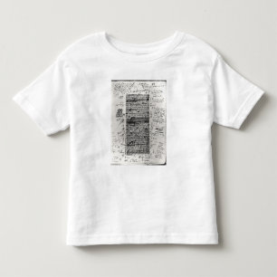Camiseta Infantil Página de um dos trabalhos do Balzac