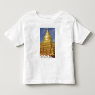 Camiseta Infantil Pagode Shwezigon em Bagan, Bagan (Pagan), 2