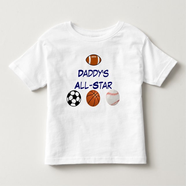 Camiseta Infantil Pai All-star Toddler Tee (Frente)