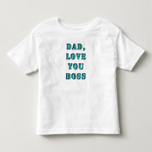 CAMISETA INFANTIL PAI, AMO VOCÊ CHEFE 2