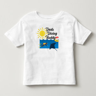 Camiseta Infantil Pai de mergulho Buddy - Toddler Fine Jersey T-S
