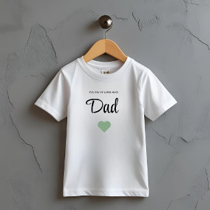 Camiseta Infantil Pai de Super-Herói dia de os pais - Presente Bonit