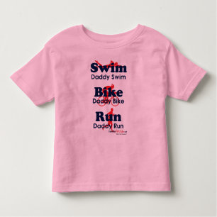 Camiseta Infantil Pai do Triathlon