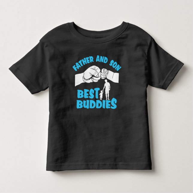 Camiseta Infantil Pai e Filho Melhores Amigos (Frente)