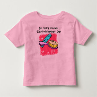 Camiseta Infantil Pai Fez Meu Cabelo