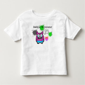 Camiseta Infantil Pai l'il monster