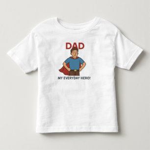 Camiseta Infantil Pai - Meu Herói do Dia a Dia! Super Pai