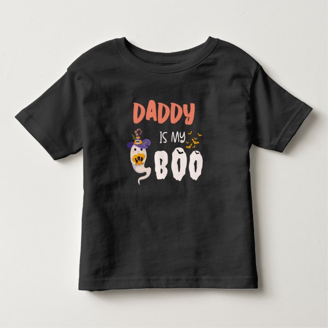 Camiseta Infantil Pai Nana Papa é o meu beo bonitinho preto (Frente)