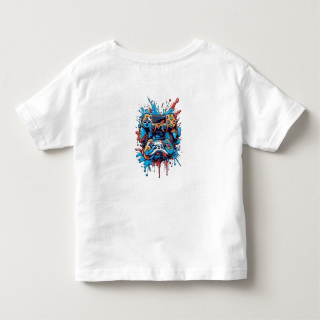 Camiseta Infantil "Pai Pequeno Champ" (Verso)