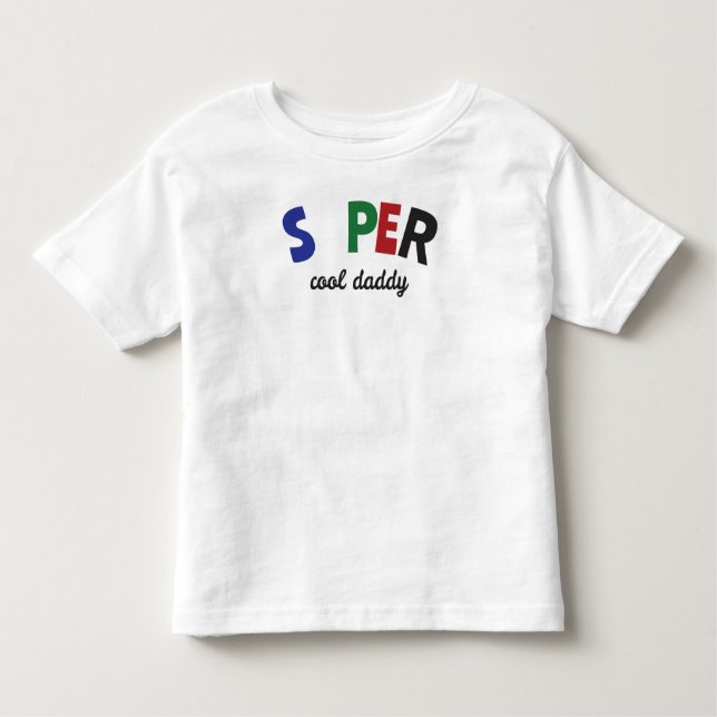 Camiseta Infantil Pai super legal (Frente)