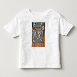 Camiseta Infantil Painel da porta da mão esquerda, século XII (bro